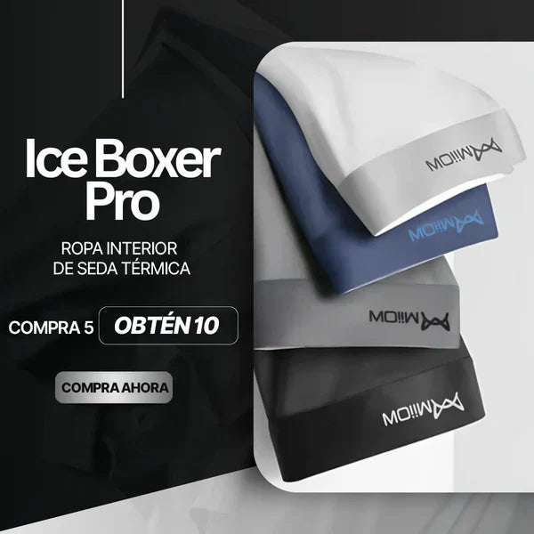 Cueca Premium Ice Boxer™ - Ropa interior premium de seda ultra cómoda, ideal para jornadas largas